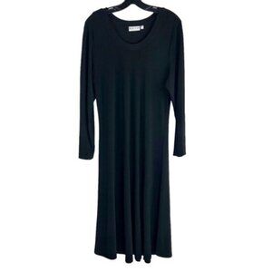 Habitat Black Maxi Dress Long Sleeve